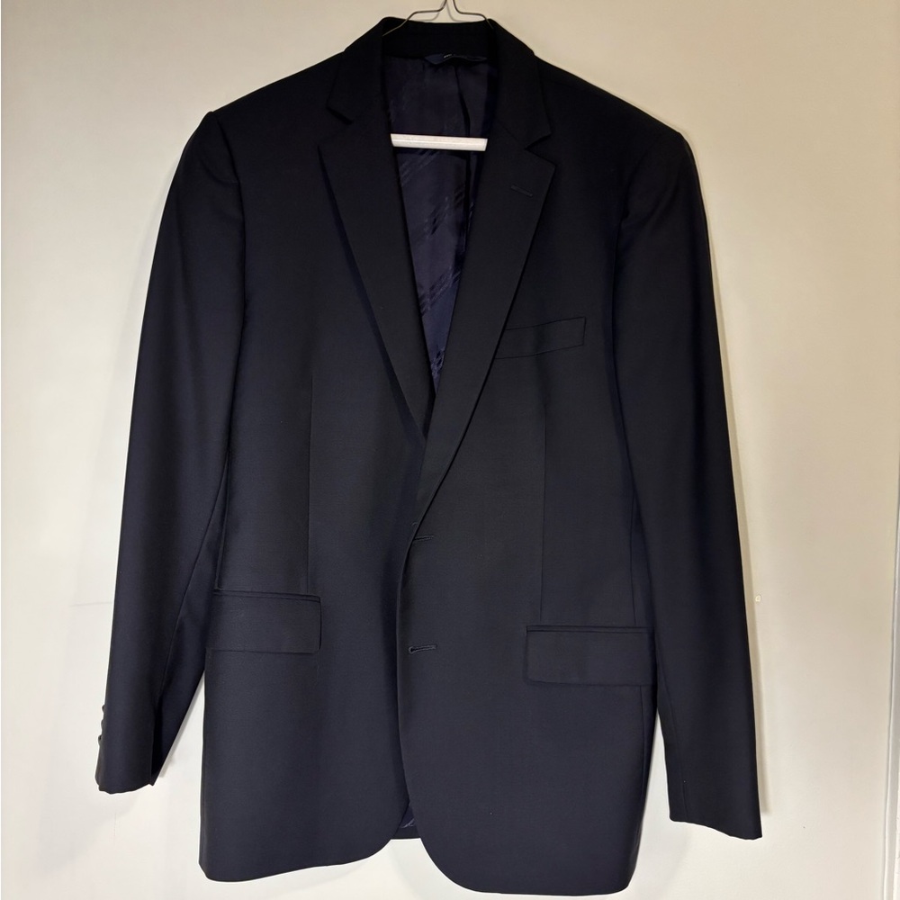 Brooks Brothers Loro Piana Blazer Mens 41R Blue Wool 1818 Madison Metal Buttons